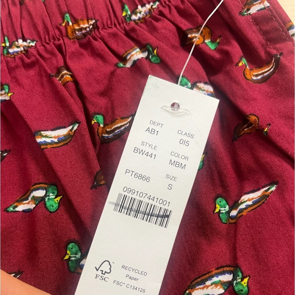 J.Crew Printed boxers in duck print